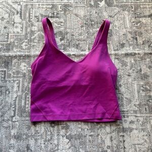 lululemon align tank moonlight magenta size 2